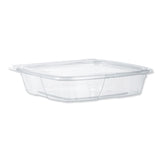 Dart® ClearPac SafeSeal Tamper-Resistant/Evident Containers, Flat Lid, 35 oz, 7.9 x 8.8 x 1.8, Clear, Plastic, 100/Bag, 2 Bags/CT (DCCCH35DEF) Case of 200
