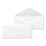 Universal® Open-Side Business Envelope, #10, Monarch Flap, Gummed Closure, 4.13 x 9.5, White, 500/Box (UNV35210) Box of 500 Envelopes