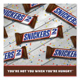 Snickers® Sharing Size Chocolate Bars, Milk Chocolate, 3.29 oz, 24/Box (SNIMMM32252) Box of 24