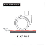 ES Robbins® EverLife Light Use Chair Mat for Flat Pile Carpet, Rectangular, 36 x 44, Clear (ESR121821) Each