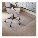 ES Robbins® EverLife Light Use Chair Mat for Flat to Low Pile Carpet, Rectangular, 46 x 60, Clear (ESR120301) Each