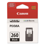 Canon® 3707C001 (PG-260) Ink, Black (CNM3707C001) Each