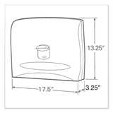 Scott® Personal Seat Cover Dispenser, 17.5 x 2.25 x 13.25, White (KCC09505) Each