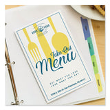 Avery® Half-Fold Greeting Cards with Envelopes, Inkjet, 65 lb, 5.5 x 8.5, Textured Uncoated White, 1 Card/Sheet, 30 Sheets/Box (AVE3378) Box of 30