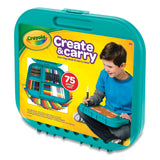Crayola® Create N' Carry Case, Combo Art Storage Case and Lap Desk, 75 Pieces (CYO046814) Each