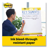 Post-it® Easel Pads Super Sticky Original Tabletop Easel Pad with Self-Stick Sheets, Unruled, 20 x 23, White, 20 Sheets, 4/Pack (MMM563VAD4PK) Pack of 4