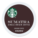 Starbucks® Sumatra Coffee K-Cups, Sumatra, 0.4 oz K-Cup, 96/Box (SBK12565254CT) Case of 96