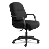 HON® Pillow-Soft 2090 Series Managerial Mid-Back Swivel/Tilt Chair, Supports Up to 300 lb, 17" to 21" Seat Height, Black (HON2092CU10T) Each