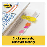 Post-it® Page Flag Markers, Assorted Brights, 100 Flags/Pad, 5 Pads/Pack (MMM6705AN) Pack of 5