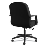 HON® Pillow-Soft 2090 Series Managerial Mid-Back Swivel/Tilt Chair, Supports Up to 300 lb, 17" to 21" Seat Height, Black (HON2092CU10T) Each