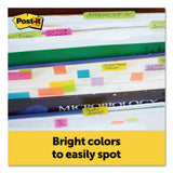 Post-it® Page Flag Markers, Assorted Brights, 100 Flags/Pad, 5 Pads/Pack (MMM6705AN) Pack of 5