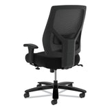 HON® Crio Big and Tall Mid-Back Task Chair, Supports Up to 450 lb, 18" to 22" Seat Height, Black (BSXVL585ES10T) Each