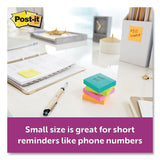 Post-it® Notes Super Sticky Pads in Supernova Neon Collection Colors, 2" x 2", 90 Sheets/Pad, 8 Pads/Pack (MMM6228SSMIA) Pack of 8