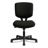 HON® Volt Series Leather Task Chair with Synchro-Tilt, Supports Up to 250 lb, 18" to 22.25" Seat Height, Black (HON5703SB11T) Each