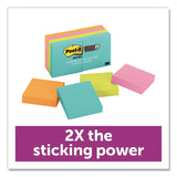 Post-it® Notes Super Sticky Pads in Supernova Neon Collection Colors, 2" x 2", 90 Sheets/Pad, 8 Pads/Pack (MMM6228SSMIA) Pack of 8