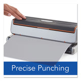 Swingline® 20-Sheet Optima 20 Electric Punch, Three-Hole, 9/32" Holes, Silver/Black (SWI74520) Each