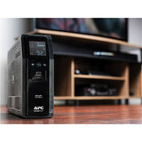 APC® BR1000MS Back-UPS PRO BR Series SineWave Battery Backup System, 10 Outlets, 1,000 VA, 1,080 J (SEUBR1000MS) Each