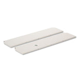Mayline Kwik-File Mailflow-To-Go Shelf for 60" Wide Table, 56w x 25.5d, Pebble Gray (MLNSLF60PG) Each