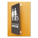 VELCRO® Brand Sticky-Back Fasteners, Removable Adhesive, 0.63" dia, Black, 75/Pack (VEK90089) Pack of 75