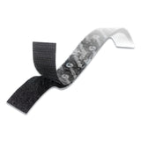 VELCRO® Brand Sticky-Back Fasteners with Dispenser, Removable Adhesive, 0.75" x 5 ft, Black (VEK90086) 1 Roll