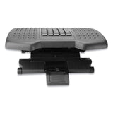 Mind Reader Adjustable Height Footrest with Rollers for Massage, 18w x 14d x 4.25h, Black (EMSFTROLLBLK) Each