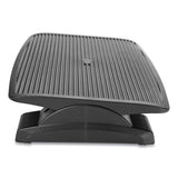 Mind Reader Adjustable Height Ergonomic Footrest, 17.62w x 14d x 3.75h, Black (EMSFTLINEBLK) Each