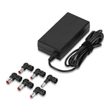 Targus® Semi-Slim Laptop Charger for Various Devices, 90 W, Black (TRGAPA90US)