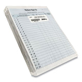 Tabbies® Patient Sign-In Label Forms, Two-Part Carbon, 8.5 x 11.63, Blue Sheets, 125 Forms Total (TAB14531) Pack of 125