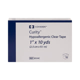 Kendall™ Hypoallergenic Clear Hypoallergenic Medical Tape Transparent 1 Inch X 10 Yard Plastic NonSterile (696192_CS) 120/CS