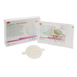 3M™ Tegaderm™ High Performance Foam Dressing 4 X 4-1/2 Inch With Border Film Backing Acrylic Adhesive Oval Sterile (465141_CS) 40/CS