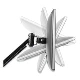 Fellowes® Designer Suites Flat Panel Monitor Arm, 180 Degree Rotation, 45 Degree Tilt, 360 Degree Pan, Black, Supports 20 lb (FEL8038201) Each