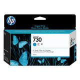 HP HP 730, (P2V62A) Cyan Original Ink Cartridge (HEWP2V62A) Each