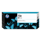 HP HP 730, (P2V72A) Gray Original Ink Cartridge (HEWP2V72A) Each