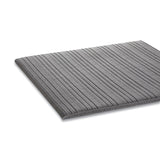 Crown Ribbed Vinyl Anti-Fatigue Mat, 24 x 36, Gray (CWNFL2436GY) Each