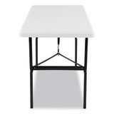 Iceberg IndestrucTable Classic Folding Table, Rectangular, 48" x 24" x 29", Platinum (ICE65203) Each