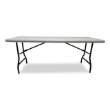 Iceberg IndestrucTable Industrial Folding Table, Rectangular, 72" x 30" x 29", Platinum (ICE65223) Each