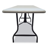 Iceberg IndestrucTable Industrial Folding Table, Rectangular, 72" x 30" x 29", Platinum (ICE65223) Each