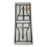 Iceberg IndestrucTable Industrial Folding Table, Rectangular, 72" x 30" x 29", Platinum (ICE65223) Each