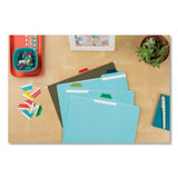Avery® Insertable Index Tabs with Printable Inserts, 1/5-Cut, Assorted Colors, 1.5" Wide, 25/Pack (AVE16228) Pack of 25