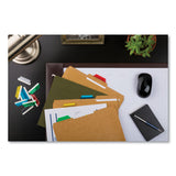 Avery® Insertable Index Tabs with Printable Inserts, 1/5-Cut, Assorted Colors, 2" Wide, 25/Pack (AVE16239) Pack of 25