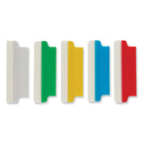 Avery® Insertable Index Tabs with Printable Inserts, 1/5-Cut, Assorted Colors, 2" Wide, 25/Pack (AVE16239) Pack of 25
