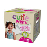 Cutie Pants® Female Toddler Training Pants Size 4T to 5T Disposable Heavy Absorbency (831582_BG) 19/BG