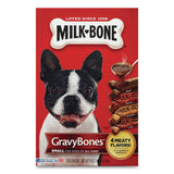 Milk-Bone® Small Sized GravyBones Dog Biscuits, Bacon; Beef; Chicken; Liver, 19 oz Box (SMU94203) Each
