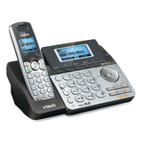 Vtech® DS6151-2 Two-Handset Two-Line Cordless Phone with Answering System, Black/Silver (VTE80088300) Each