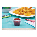 Dart® Polystyrene Portion Cups, 1 oz, Translucent, 2,500/Carton (DCCP100N) Case of 2500