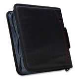 Case it™ Mighty Zip Tab Binder, 3 Rings, 3" Capacity, 11 x 8.5, Black (CAED146BLACK) Each