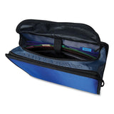 Case it™ King Size Mighty Zip Tab Binder, 3 Rings, 4" Capacity, 11 x 8.5, Blue (CAED186BLU) Each