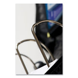 Case it™ King Size Mighty Zip Tab Binder, 3 Rings, 4" Capacity, 11 x 8.5, Blue (CAED186BLU) Each