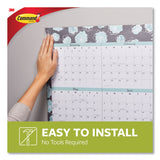 Command™ Poster Strips, Removable, Holds Up to 1 lb per Pair, 0.63 x 1.75, White, 136/Pack (MMM17024136ES) Pack of 136