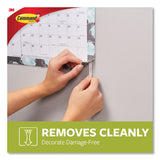 Command™ Poster Strips, Removable, Holds Up to 1 lb per Pair, 0.63 x 1.75, White, 136/Pack (MMM17024136ES) Pack of 136